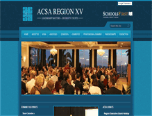 Tablet Screenshot of acsaregionxv.org